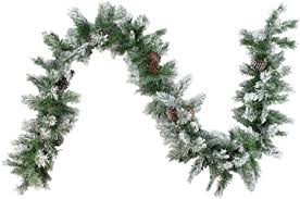 Check spelling or type a new query. Amazon Com Northlight 6 75 X 14 Flocked Angel Pine With Pinecones Artificial Christmas Garland Unlit Home Kitchen