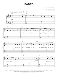 Contains printable sheet music plus an interactive, downloadable digital sheet music file. Alan Walker Faded Sheet Music Notes Chords Score Download Printable Pdf Clarinet Sheet Music Sheet Music Easy Piano Sheet Music