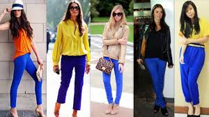 Calça Azul Combina Com Que Cor De Blusa Cor Do Momento Azul Royal My Shoe Vivier Calca Azul Royal Calca Azul Roupas Jeans Azul