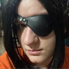Leather Eye Patch With Adjustable Buckle for Unisex