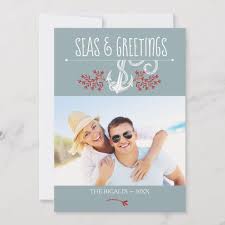 Coastal Photo Holiday Greeting Card Anchor Zazzle Com Business Holiday Cards Holiday Greetings Holiday Greeting Cards