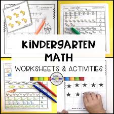29 best kindergarten math worksheets and activities little learning corner