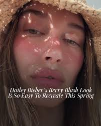 Hailey Bieber is always ahead of the blush game.