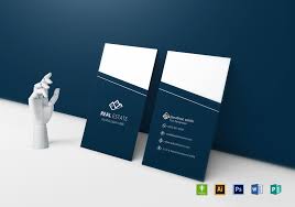 Choose one of our free business card templates and custom design it and print it for any real estate office. Elegant Real Estate Business Card Design Template In Word Psd Publisher Coreldraw Illustrator
