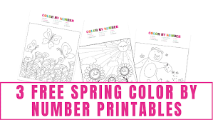 Share to twitter share to facebook share to pinterest. 3 Free Spring Color By Number Printables Freebie Finding Mom