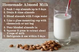 Homemade Almond Milk Recipe In A Juicer Or Blender