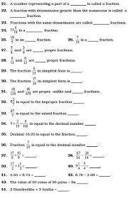 Class 6 Important Questions For Maths Fractions And Decimals Aglasem Schools In 2020 Math Fractions Math Fractions Worksheets Fractions