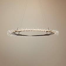 Anemone Circular 37 Wide Gold Led Pendant Light 20x53 Lamps Plus