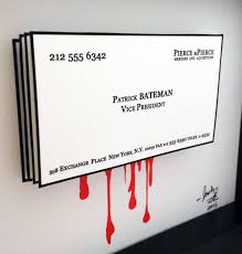 Business cards feature most prominently in the chapter pastels. bateman, van patten, price, and the timeline below shows where the symbol business cards appears in american psycho. Patrick Bateman Business Card American Psycho Business Card 3d Etsy Business Card Template Business Template American Psycho