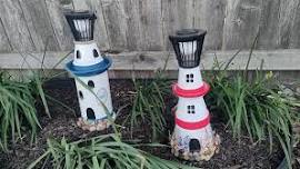 Make a Solar Lighthouse with Terracotta Pots