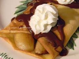 Crepe A La Banane Sauce Chocolat Crepe Banane Crepes Recette Facile Recette Crepe