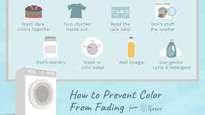 If your brights are brand new, wash them separately for the first few washes to help keep them from bleeding dye onto other clothes. Top Tips To Prevent Colors From Fading