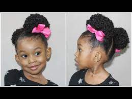 Diagonal Part Hairstyle Cute Hairstyles For Little Girls Youtube Natural Hair Styles Kids Hairstyles Cute Hairstyles For Kids