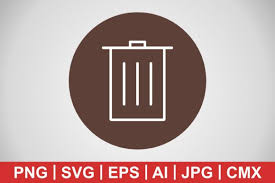Download 10 Garbage Icon Designs Graphics PSD Mockup Templates