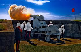Brisbane Fort Lytton Canon Fire Historical Reenactment Historical Reenactment National Parks Natural Landmarks