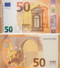 Goldener gutschein im wert von 50 euro zum ausdrucken. Uberarbeitete Banknote So Sieht Der Neue 50 Euro Schein Aus Kolner Stadt Anzeiger