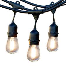 Newhouse Lighting Outdoor String Lights Commercial Grade Led Hanging Lights 25 Feet 9 Light Bulbs Included 1 Free Newhouse Lighting