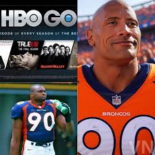 BREAKING: HBO confirmed that Dwayne Johnson, a die-hard Denver Broncors  fan, will portray the legendary Neil Smith with the number 90 jersey, in  the biopic "Horseshoe Dynasty "The film will recount Neil