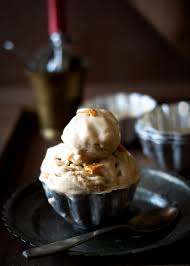 Banana ice cream recipes delicious banana ice cream recipes can be anything from a simple homemade banana ice cream recipe to a fabulous flaming banana foster recipe made with commercially made ice cream. Roasted Banana Dulce De Leche Swirl Ice Cream Egg Free The White Ramekins