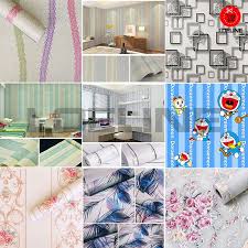 Gambar wallpaper dinding hitam putih kertas background. Wall Sticker Stiker Wallpaper Dinding Kertas Walpaper 45x10 M Motif Batu Bata Doraemon Keropi Bunga Shopee Indonesia