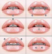 Verschiedene Arten Lip Piercing Lip Piercing Names Face Piercings