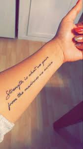 Pin By Danielle Bloch On Tattoo Cool Forearm Tattoos Strength Tattoo Inspirational Tattoos