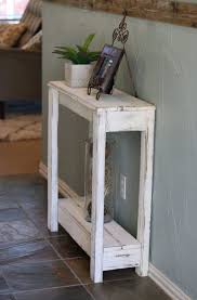 Small White Entry Console Etsy In 2020 Rustic Wood Projects Diy Pallet Furniture Diy Sofa Table
