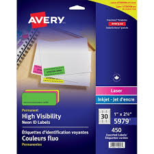 May 31, 2021 · attention: Avery Neon Address Labels With Sure Feed Tm For Laser Printers 1 X 2 5 8 Assorted Colors 450 Labels 5979 Permanent Adhesive 1 25 40