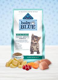 Natural way to feed a cat : Baby Blue Grain Free High Protein Chicken Kitten Food Blue Buffalo