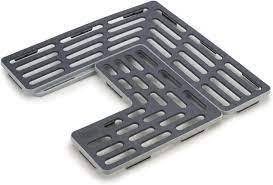29 l x 19 w x 10 d, bowl dimensions: Amazon Com Joseph Joseph Sinksaver Adjustable Sink Protector Mat Two Grid Sections Fits Different Drain Positions Non Slip Gray Kitchen Dining