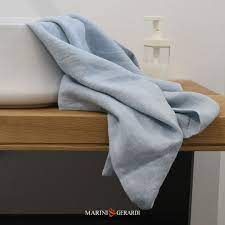 Asciugamani Set Teli Bagno Di Lino Minimal Chic Prodotto Artigianale Italy Asciugamani Set Di Asciugamani Bagno