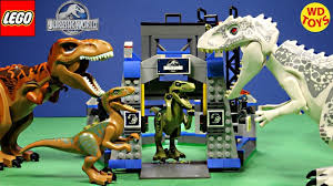 A detailed look at the lego jurassic world 75941 indominus rex vs. New Lego Jurassic World Raptor Escape Set Vs Indominus Rex Speed Build U Lego Jurassic World Jurassic Park Toys Jurassic World Raptors