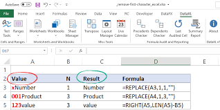 Below are the steps to remove the formula while keeping the data: Remove First Character Excel Formula Examples