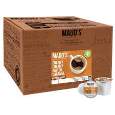 Just refrigerate for one hour to set the caramel. Maud S Dreamy Creamy Salted Caramel Flavored Coffee Pods Maud S Coffee Tea