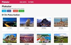 Turkiye De 7 Bolge Ve 81 Il Bulunmaktadir 81 Ilde Bulunan Her Bir Arac Icin Ayri Ayri Kod Bulunmaktadir Bu Plaka Numaralari Ile Hangi Plakalar Arac Ici Sehir