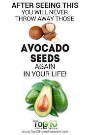 10 Surprising Benefits Of Avocado Seeds Top 10 Home Remedies Avocado Benefits Avocado Seed Coconut Health Benefits