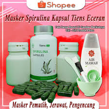 Buat yang belom tau, spirulina adalah ganggang hijau yang tumbuh di air tawar dan air asin. Masker Spirulina Tiens Free Air Mawar Alat Masker Masklin Gratis Ongkos Kirim Shopee Indonesia