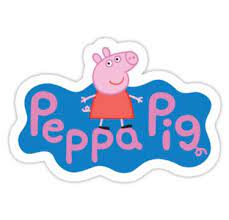 Peppa Pig Logo Sticker Pig Logo Peppa Pig Party Funny Phone Wallpaper