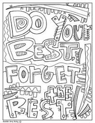 Free Printable Testing Coloring Pages And More At Classroom Doodles Try It Out In Your Classrrom Quote Coloring Pages Coloring Pages Art Therapy Activities