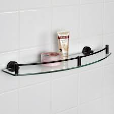 Look no further than glass top direct's wide selection of shower shelves and clamps! Bristow Curved Tempered Glass Shelf Bathroom Glass Shelves In Bathroom Glass Wall Shelves Glass Shelf