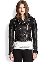 Burberry Brit Loseley Cropped Leather Jacket Cropped Leather Jacket Jackets Clothes