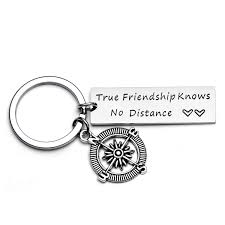 Do you give a gift for a farewell party? Friends Leaving Gifts Going Away Keychain Long Distance Friendship Best Friend Gift Goodbye Gift Farewell Gift For Friend Style True Friendship Amazon In Office Products