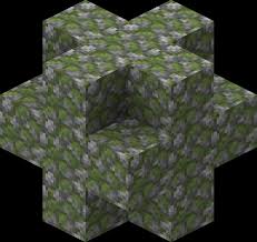 There must be 3 mossy cobblestones in the first row and 3 mossy cobblestones in the second row. Moss Stone Boulder Minecraft Wiki Fandom