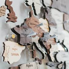 Download Wooden Wall Map 3d Led Acrylic Enjoythewoodestonia