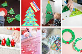 Figuring out what activities to do with your toddler in the summer is rough. 50 Easy Toddler Christmas Activities Busy Toddler