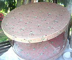 Vintage Clear Hat Box Floral Hat Box Roses Hatbox Studio Etsy Hat Box Vintage Vintage Millinery