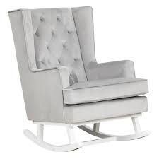 Nothing is more relaxing than the gentle action of a rocking chair, but what is exciting about this one is not just its contemporary look, but that. Babybabyonline Convertible Rocking Chair White Legs Quiet Grey From Www Babybabyonline Co Uk