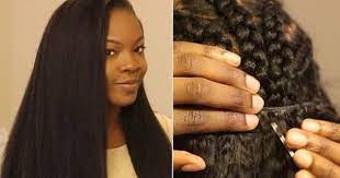 How To Put In A Sew In Weave On Yourself Most Natural Looking Video Sew In Hairstyles Braids With Weave Sew In Weave
