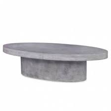 Moritz Oval Concrete Coffee Table Mecox Gardens Concrete Coffee Table Coffee Table Coffee Table Base