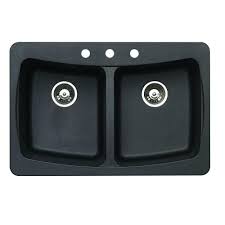 hole double bowl kitchen sink